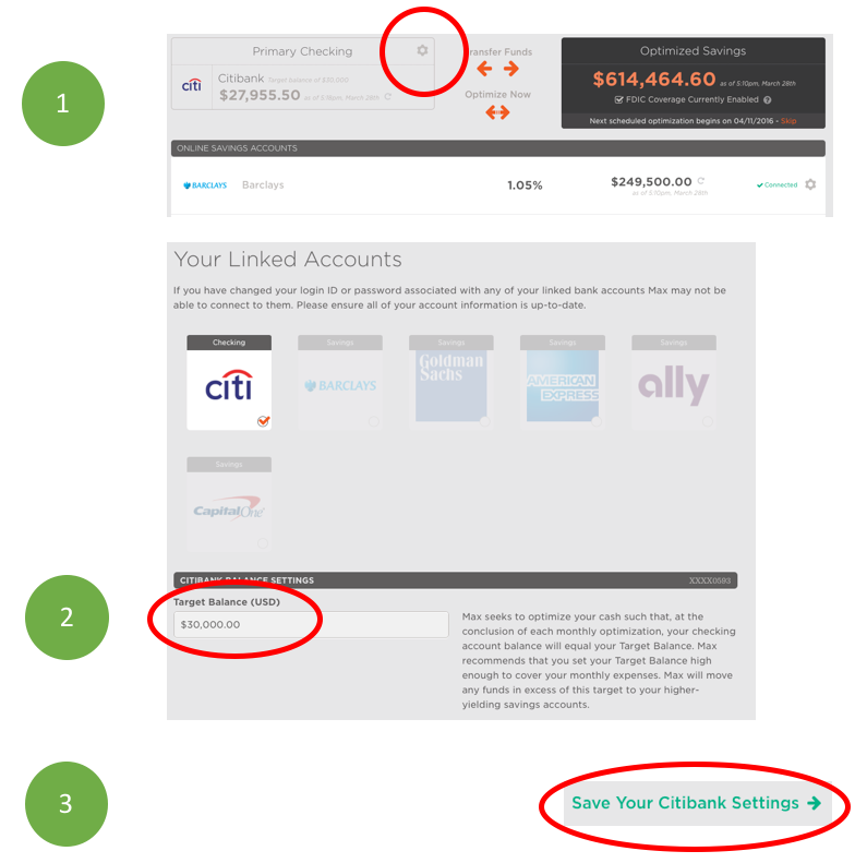 How do I change my target checking balance? Member Services